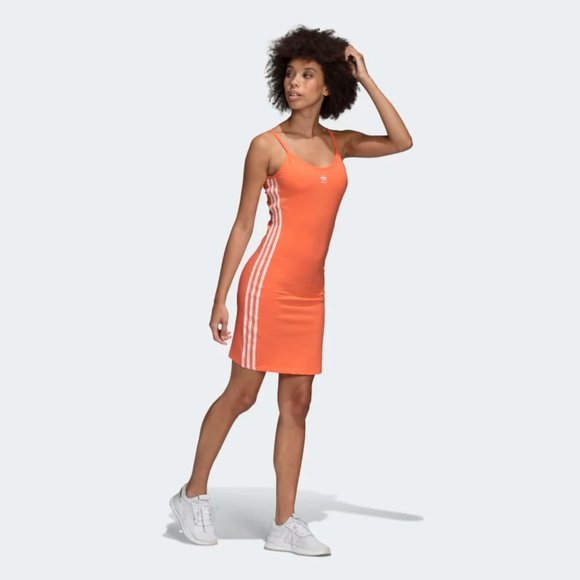 adidas Dresses & Skirts - Adidas Orange Spaghetti Strap Dress